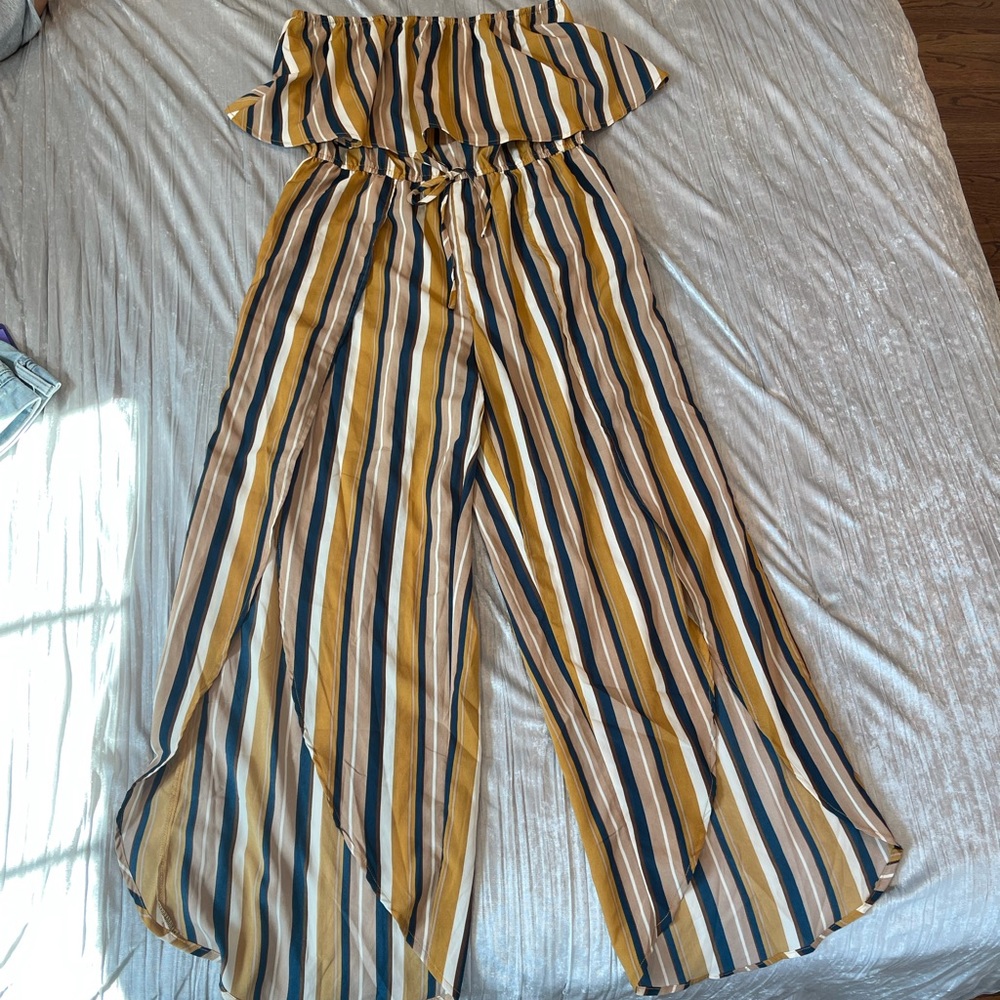 FashionNova Tube-top Jumpsuit